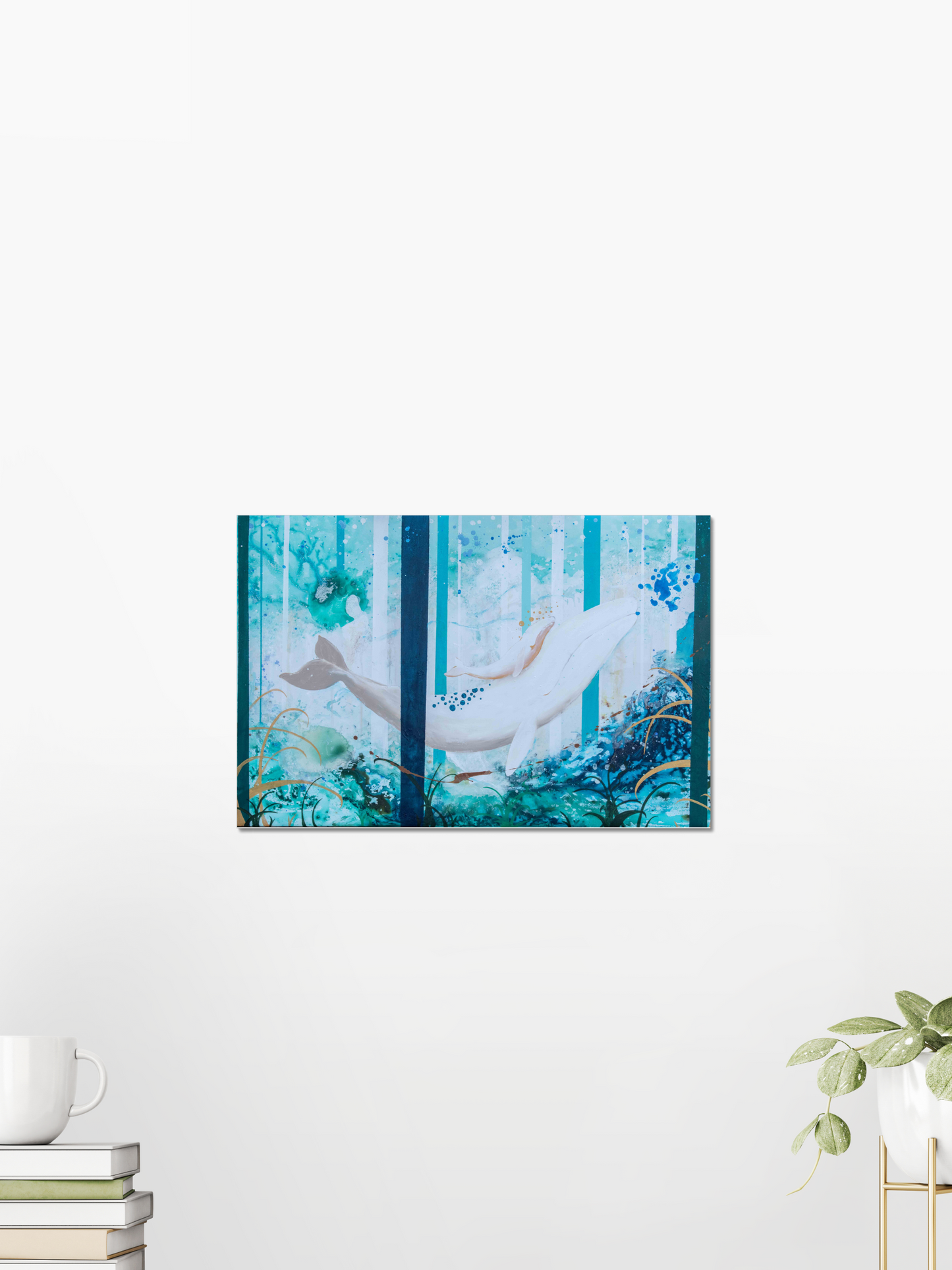 Whale in the forest Fine Art Print (S)