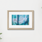 Whale in the forest Framed & Mounted Print (A4)
